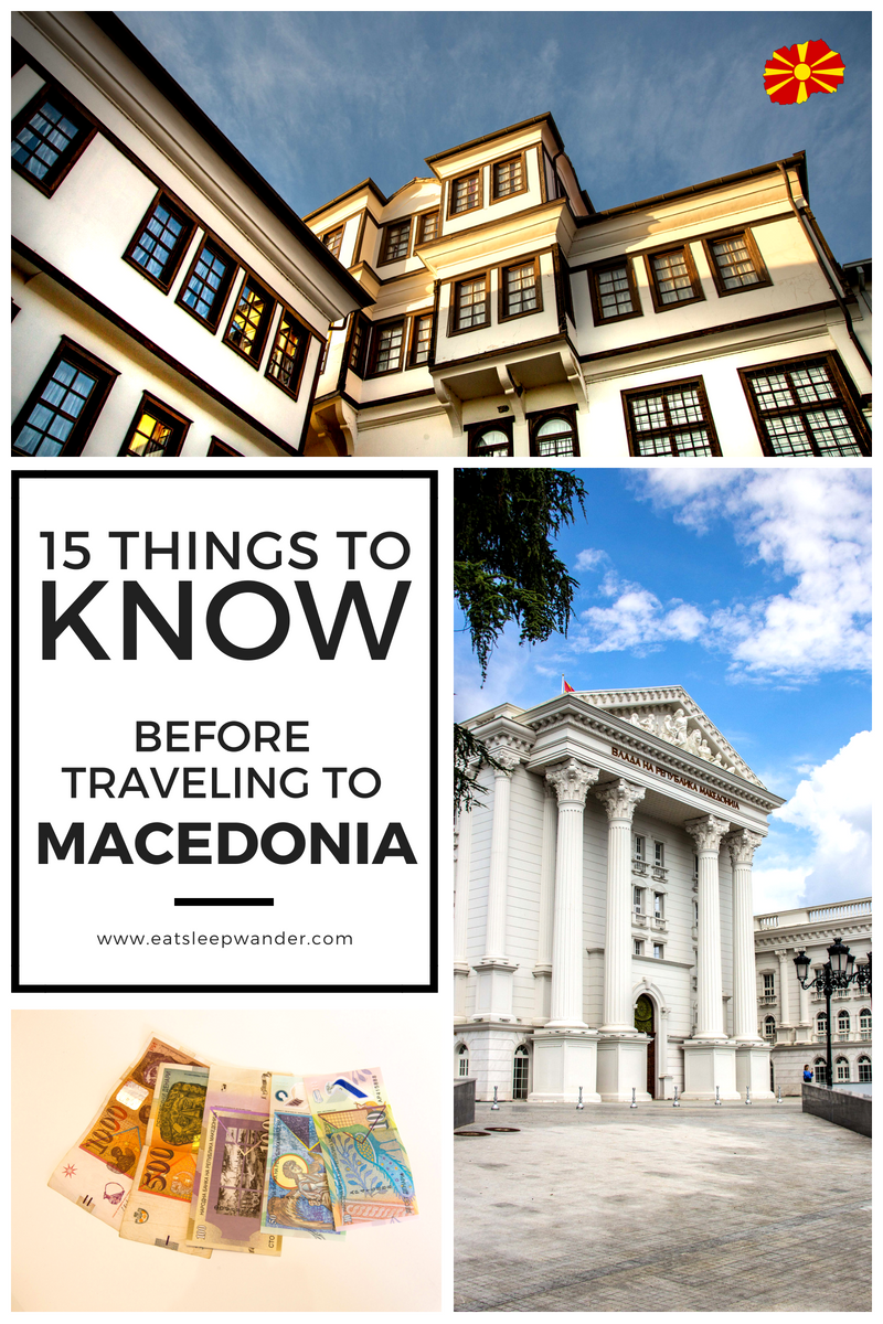 things to know before going to Macedonia