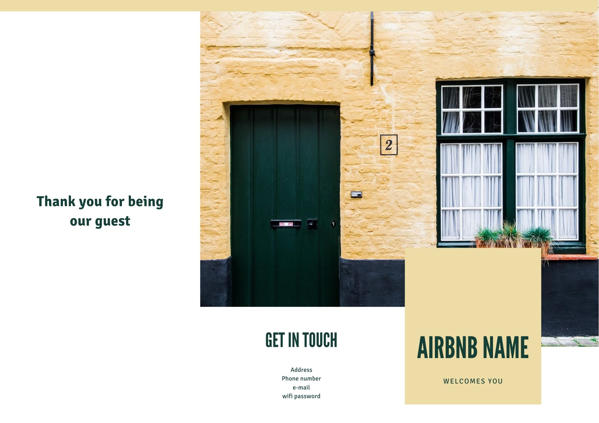 airbnb welcome book ideas