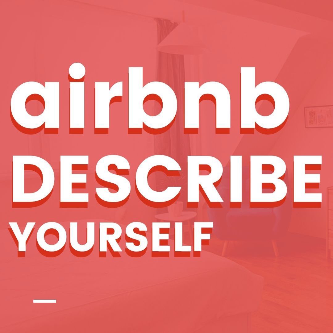Dich selbst airbnb beschreibe Deine Checkliste,