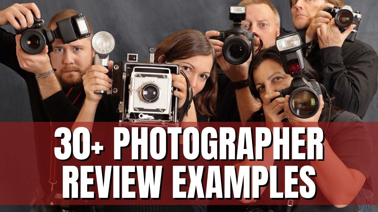 Photographer Review Examples