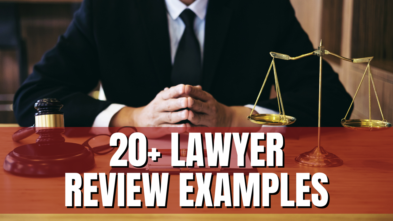 Lawyer Review Examples