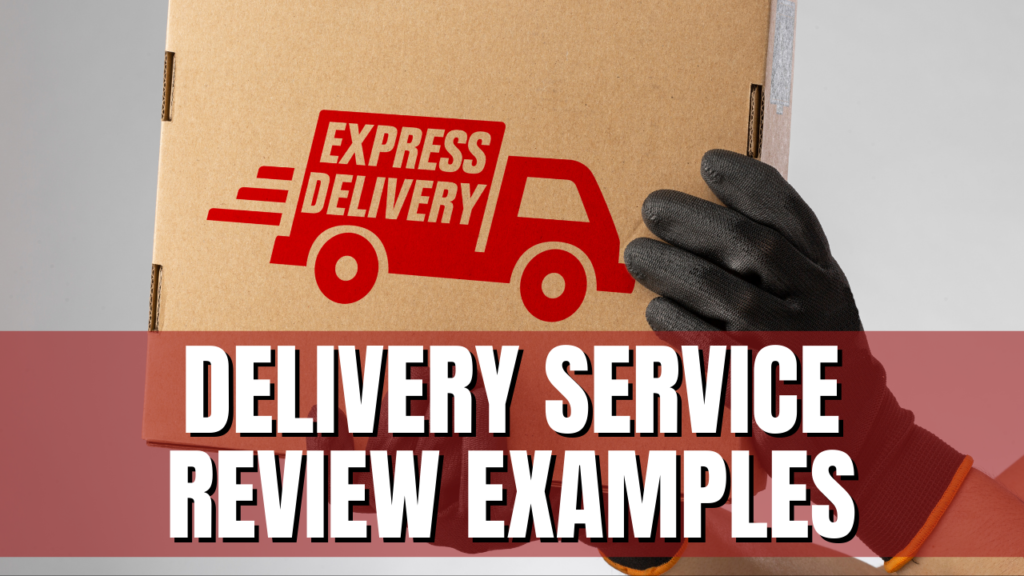 Feedback for Delivery Service
