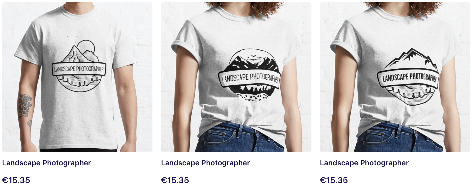 landscape photography shirts