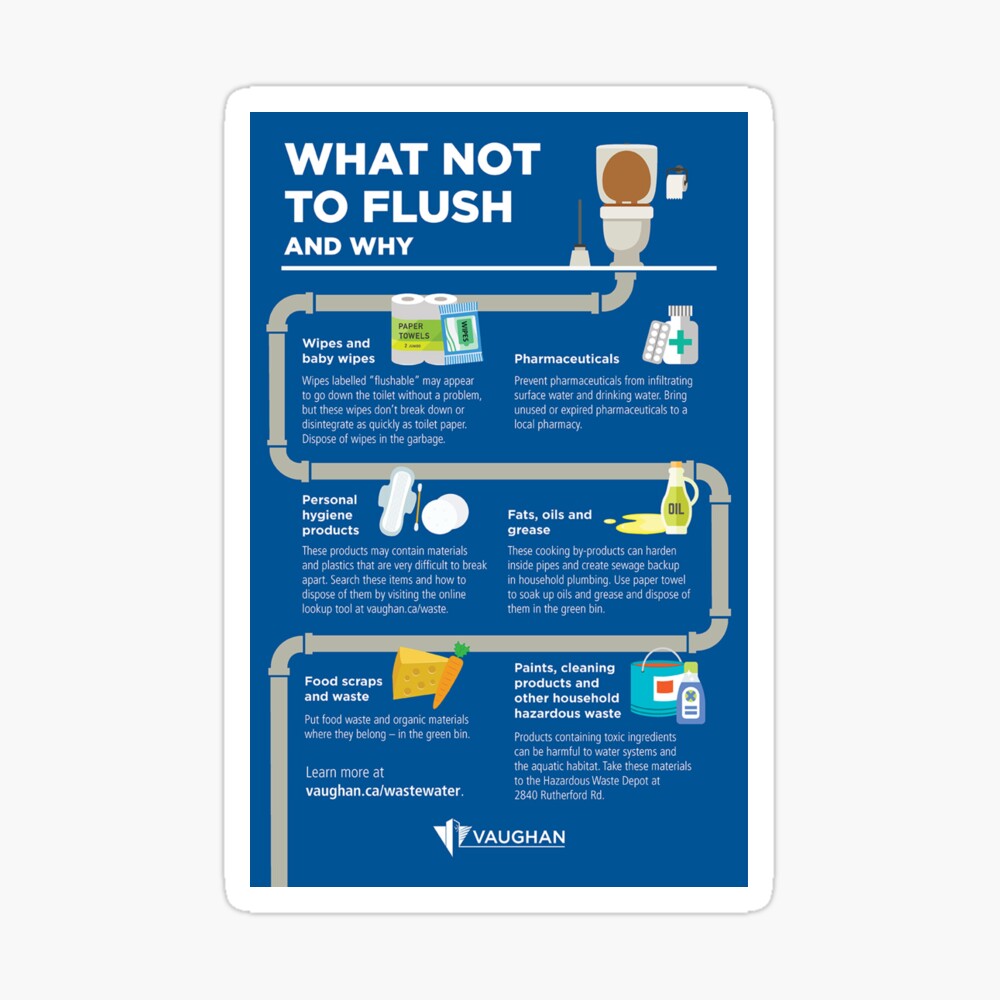 Do Not Flush Sign - FREE PRINTABLE for your Airbnb