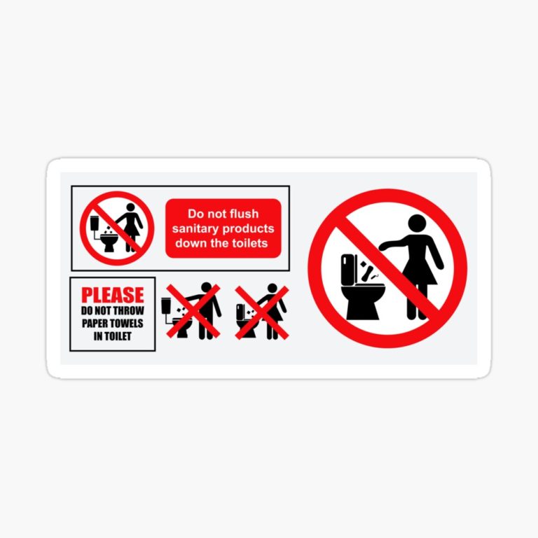 Do Not Flush Sign - FREE PRINTABLE for your Airbnb