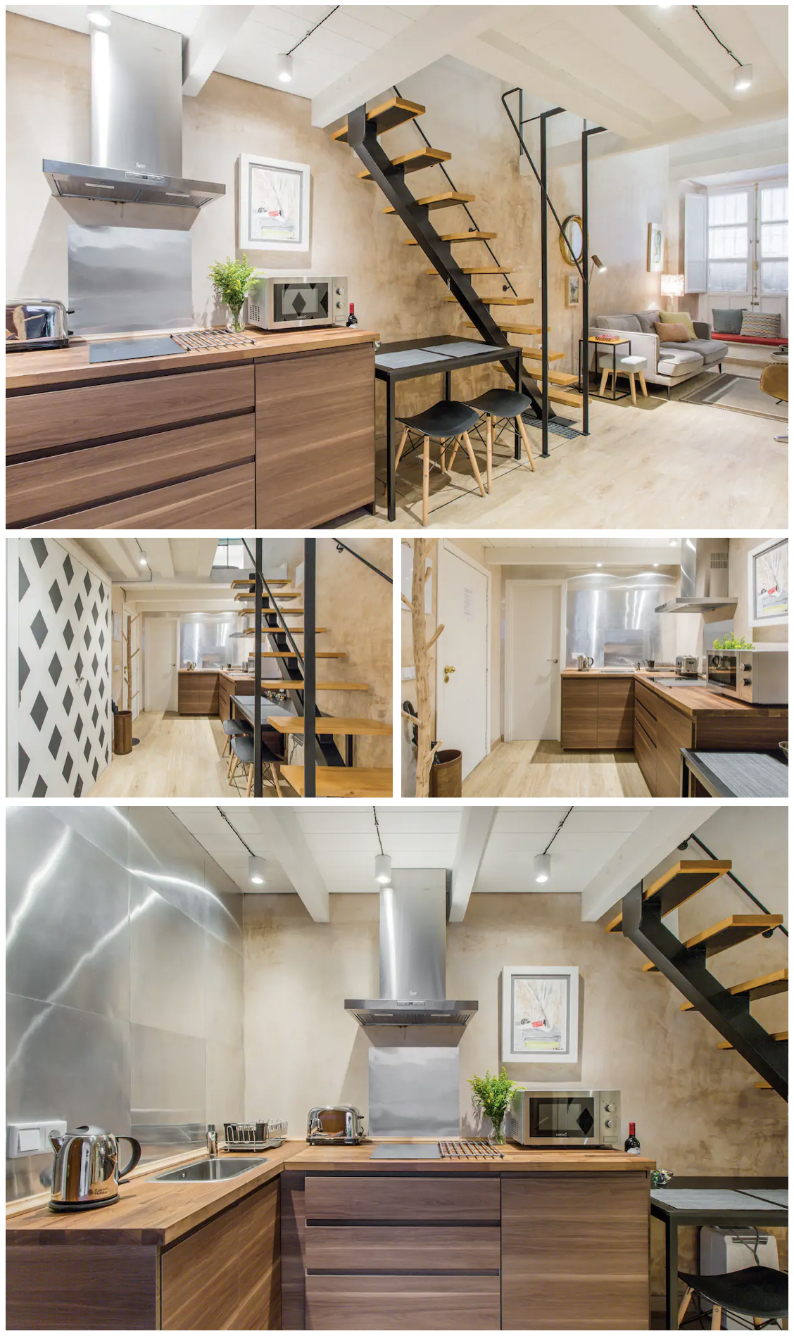 airbnb modern kitchen