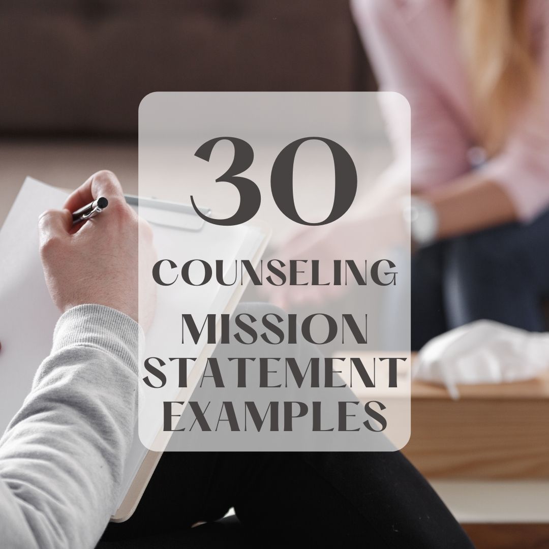 Counseling Mission Statement Examples