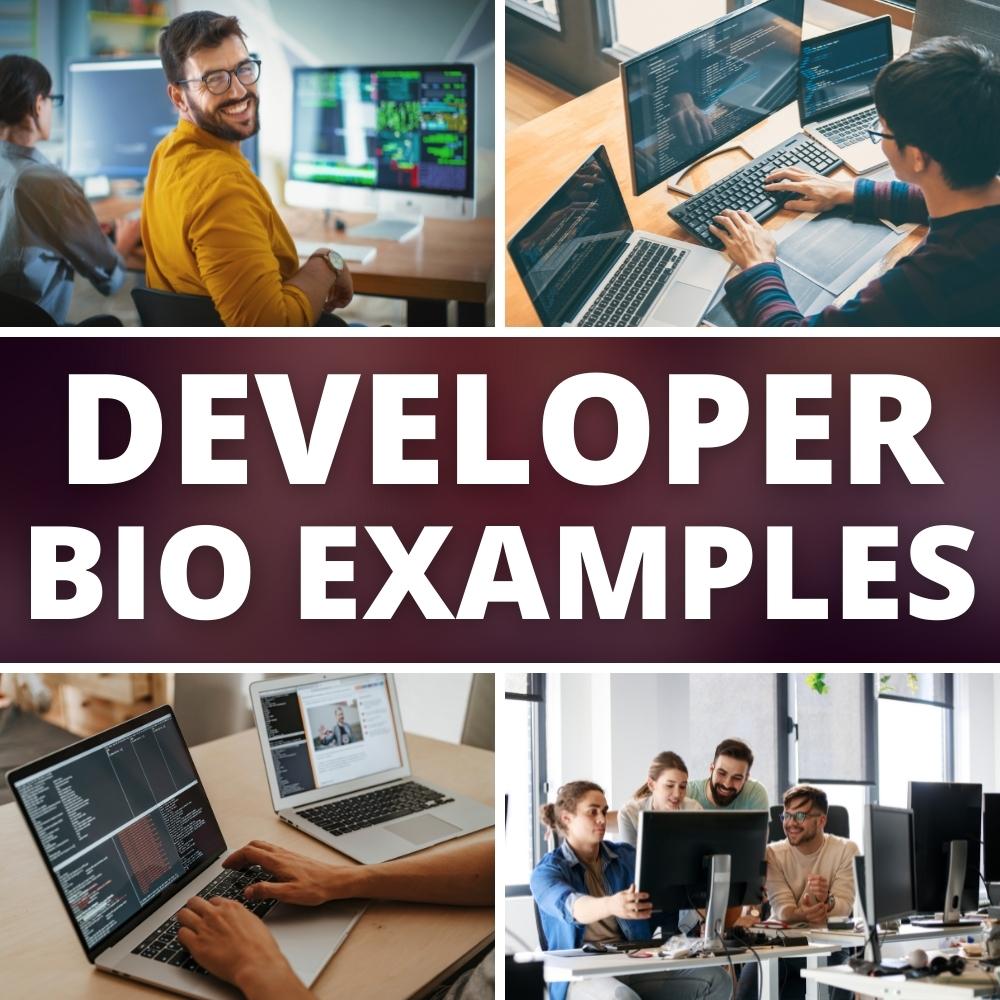 developer bio examples