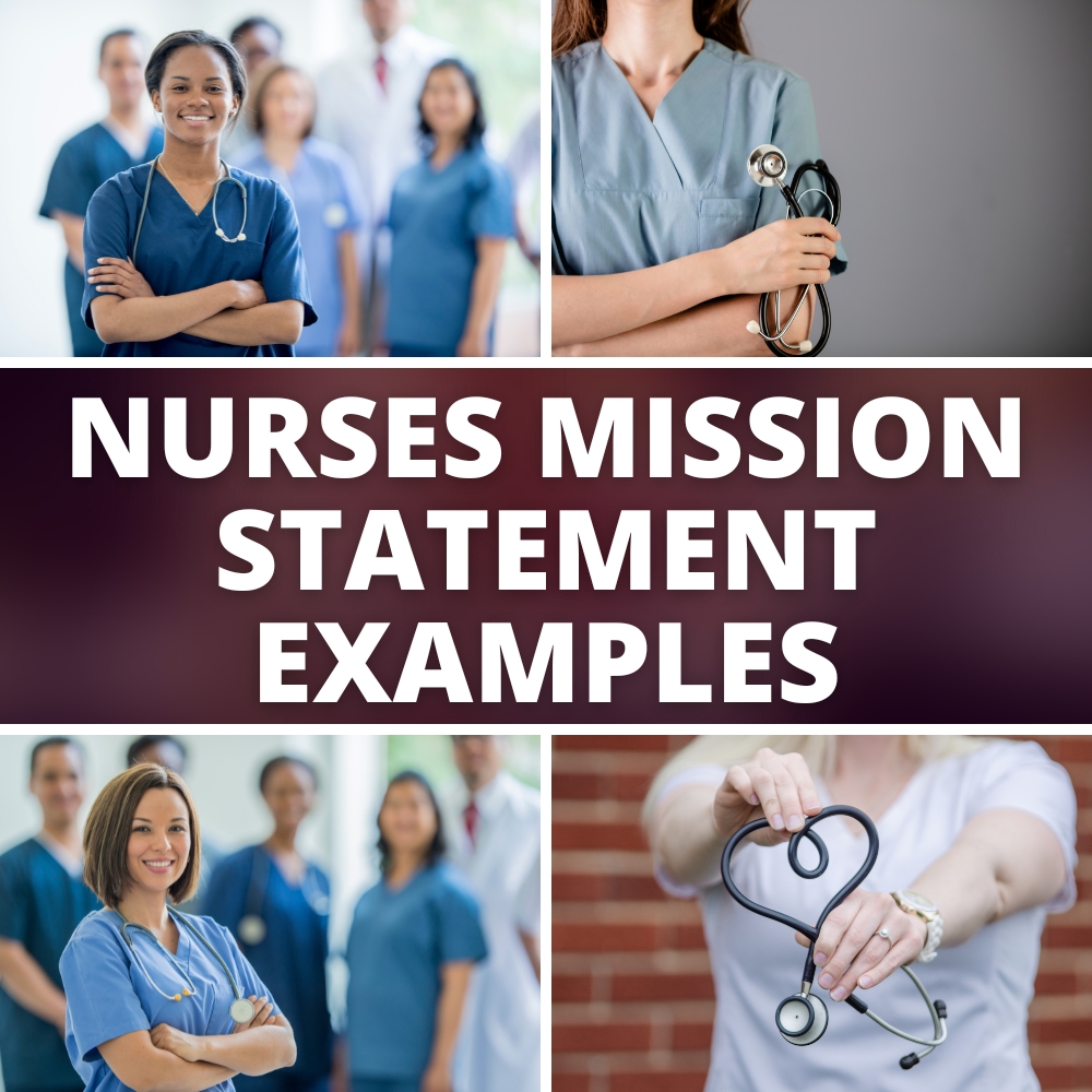 Nurses mission statement examples