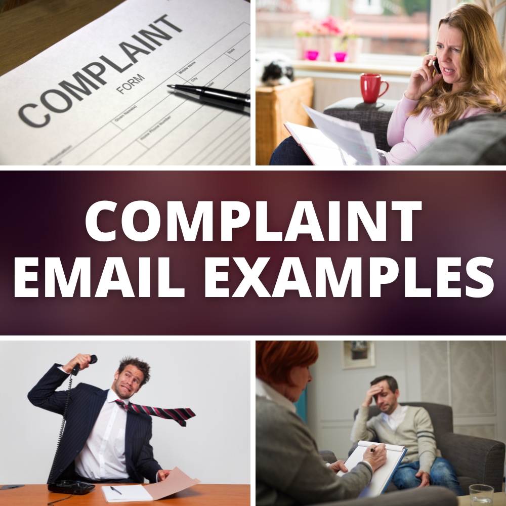 Complaint Email Examples