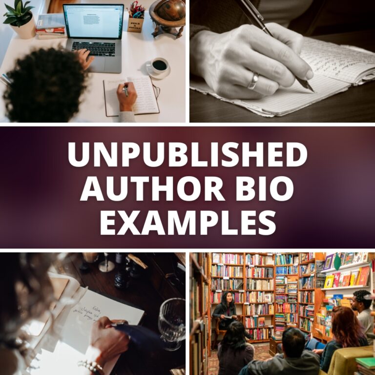 10+ Unpublished Author BIO Examples • Eat, Sleep, Wander