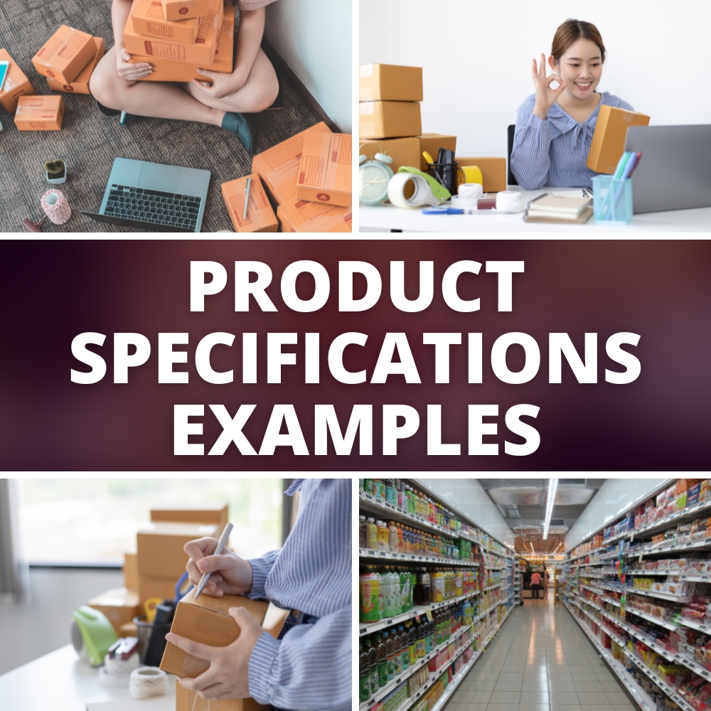 product specifications examples
