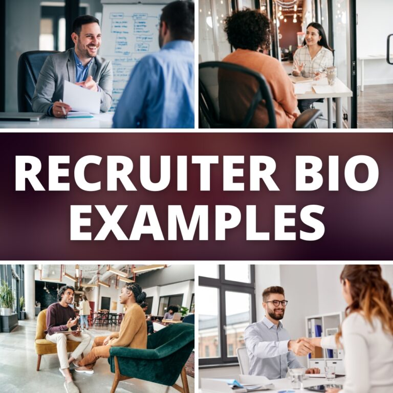 30+ Recruiter Bio Examples • Eat, Sleep, Wander