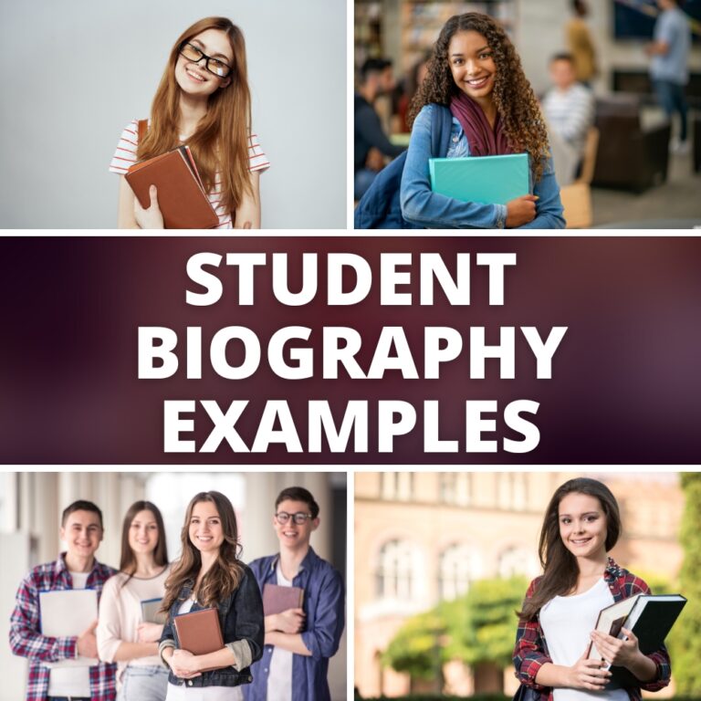 sample biography of a student