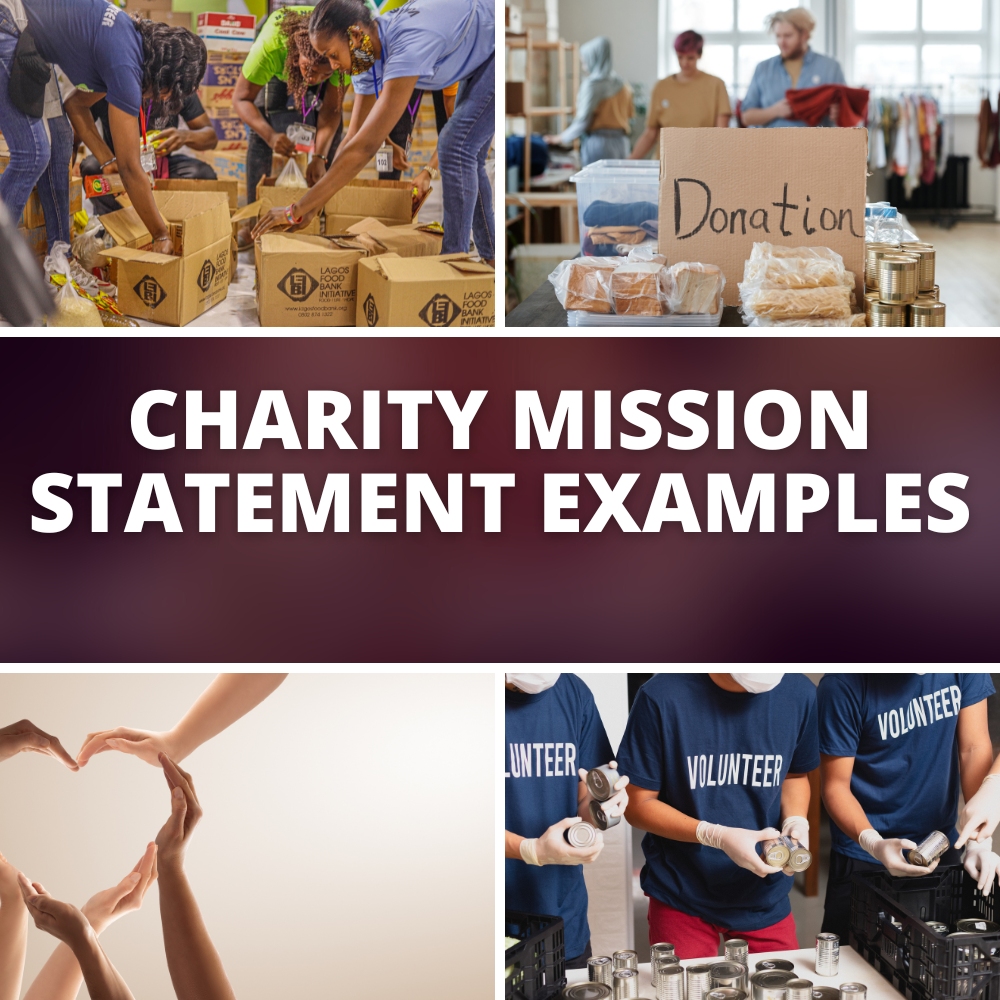 charity mission statement examples