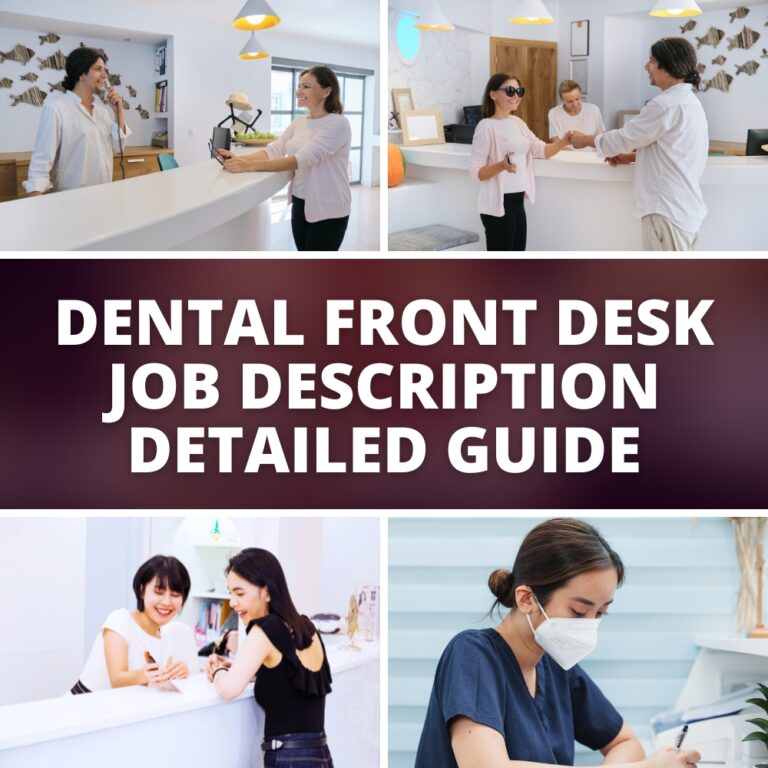 Dental Front Desk Job Description Detailed Guide