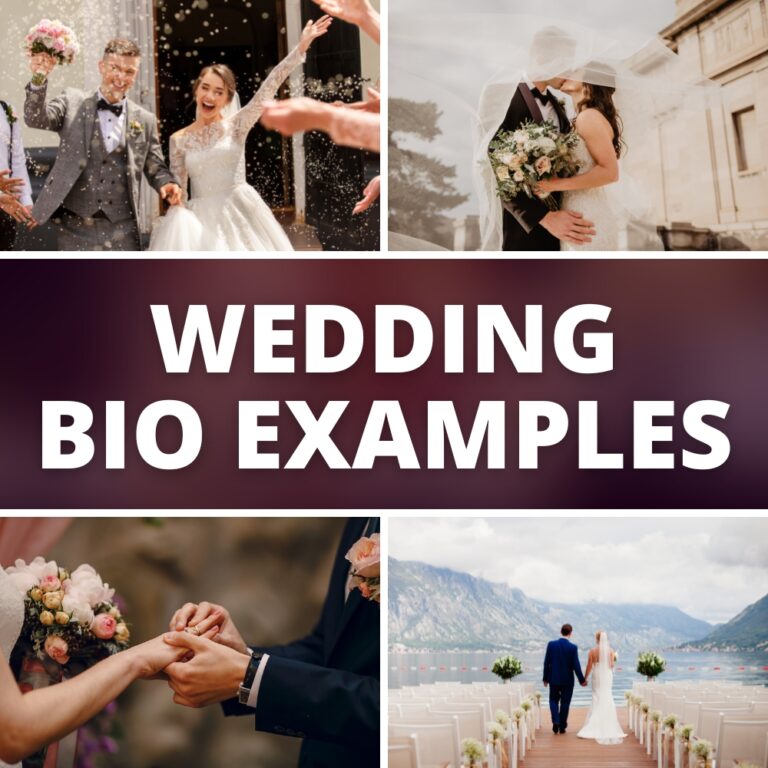 50+ Wedding BIO Examples • Eat, Sleep, Wander