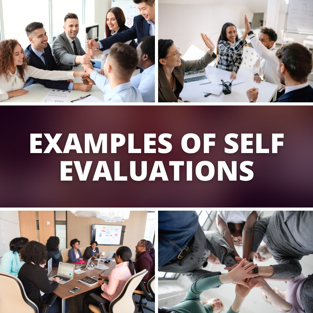 Examples of Self Evaluations