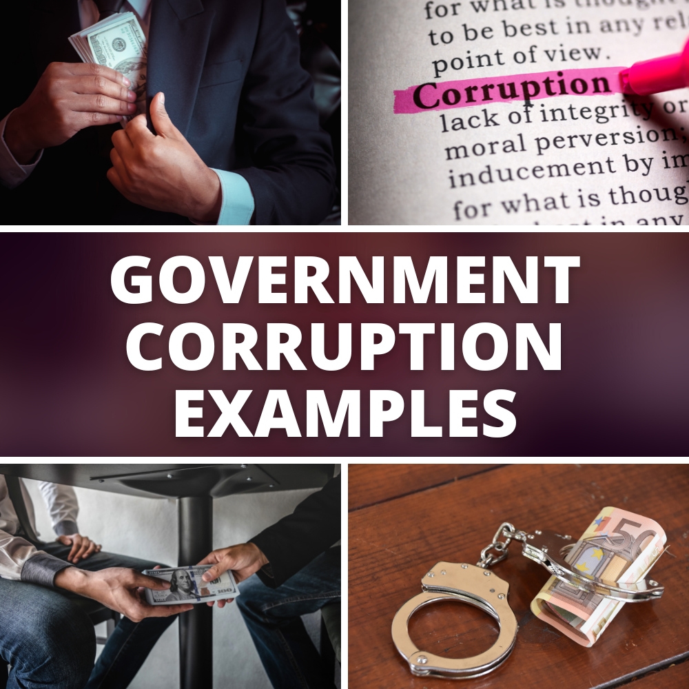 government corruption examples