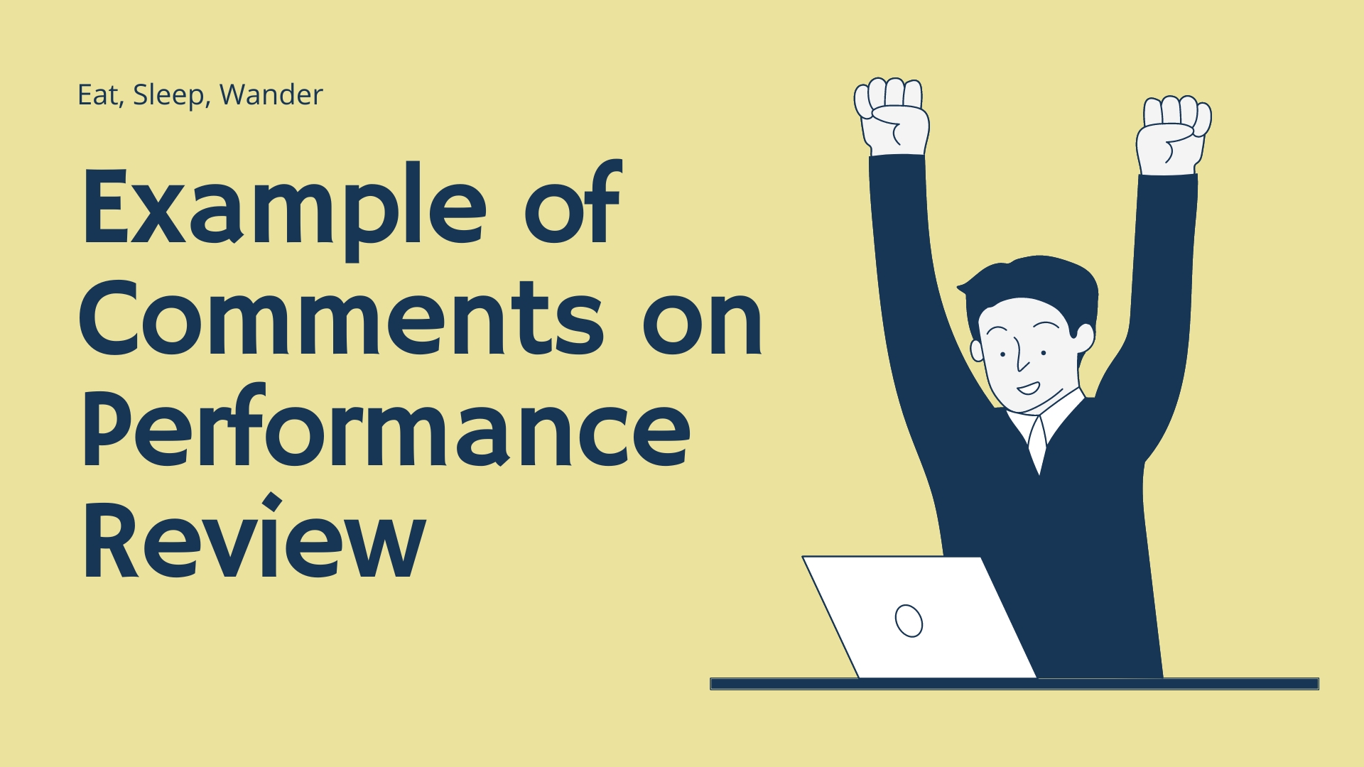 Example of Comments on Performance Review