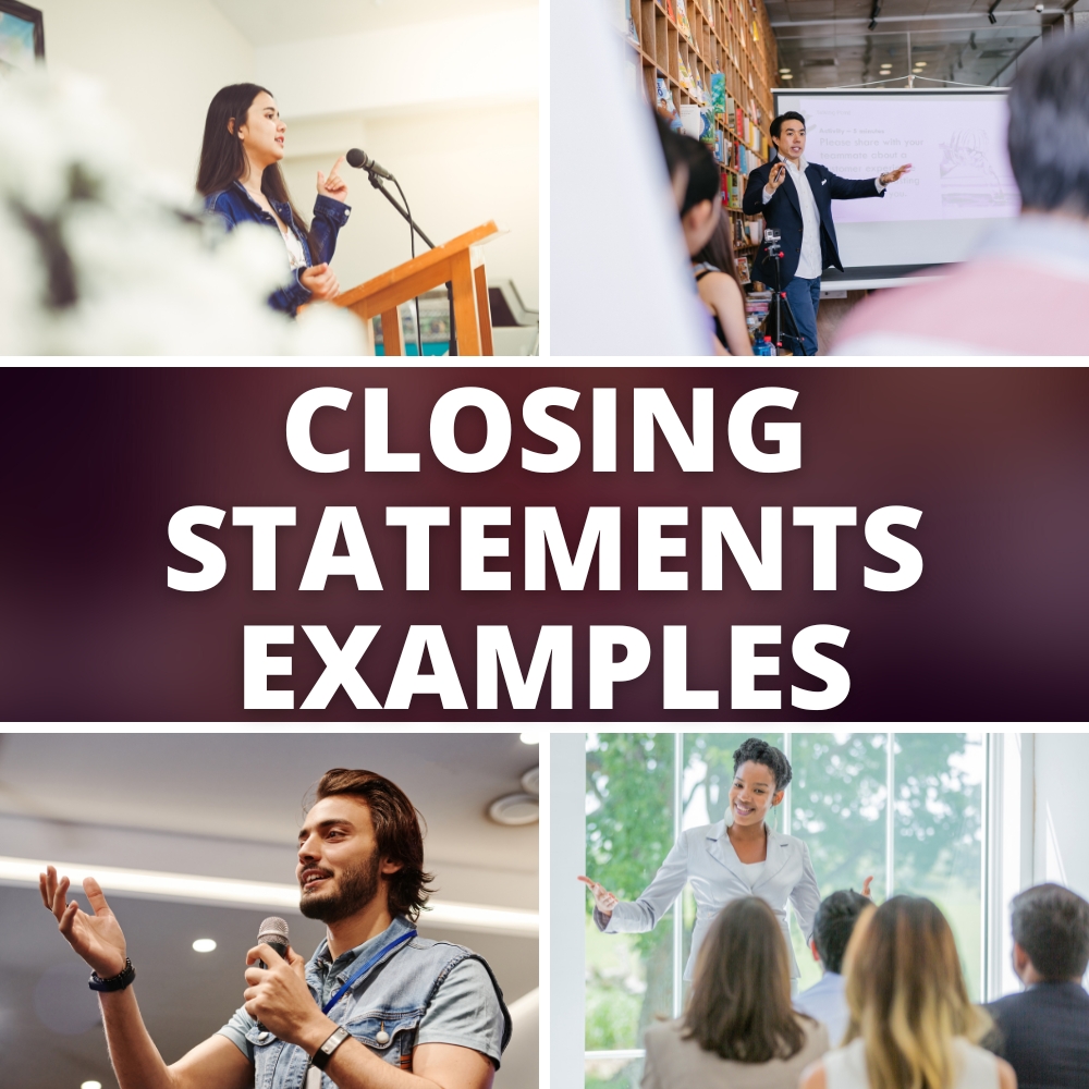 closing statements examples