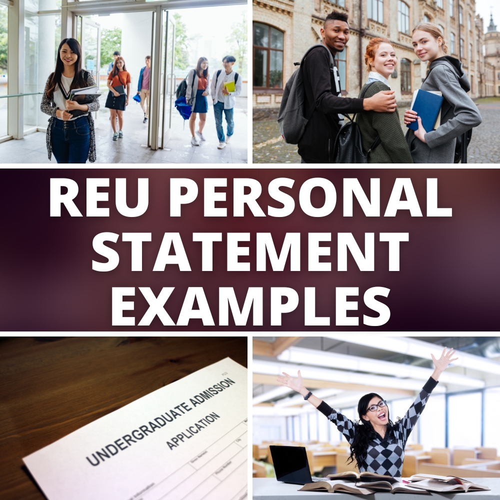 REU personal statement examples